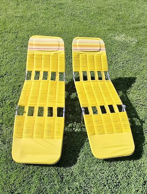 70er Jahre Liegestuhl Bild 2