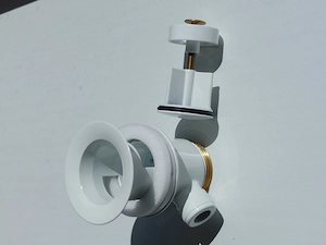 Ablaufgarnitur Universal, weß Bild 3