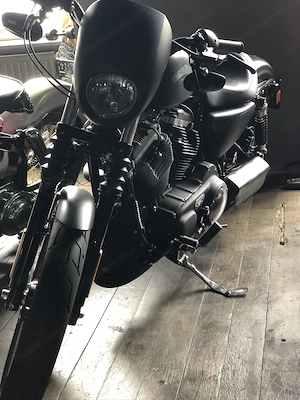 Harley Davidson Sportster Iron Xl Custom Umbau 1200ccm,  2014 nur 4500 km Bild 3
