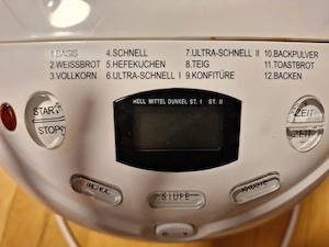 Verkaufe Unold Brotbackautomat  Bild 3