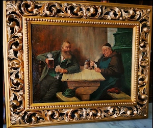 Max Kuglmayr (1863 1930)   Spielkarten mit Mönch und Bauer Bild 4