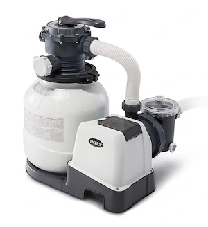 Luft-Wärmepumpe und Sandfilteranlage für Schwimmbad Bild 2