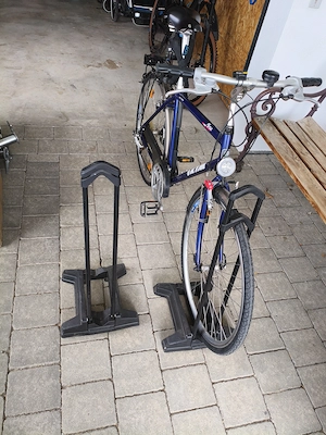 Fahrradständer faltbar schwarz