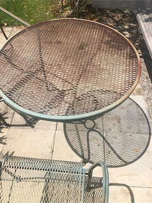 Gartenmöbel aus Metall Bild 2