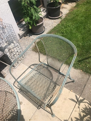 Gartenmöbel aus Metall Bild 4