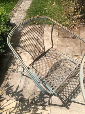 Gartenmöbel aus Metall Bild 3