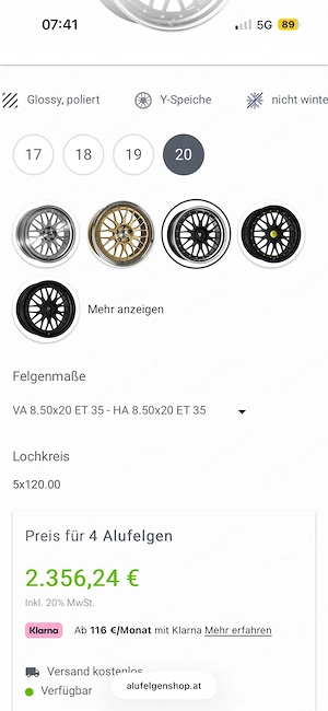 19 zoll felge Bild 2