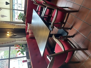 Esstische 80x80 Massivholz Buche Tabak gebeizt Bild 2