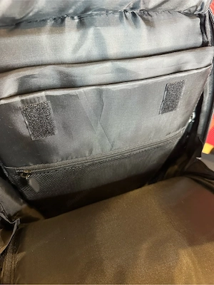 Clarity Rucksack Backpack mit Flap von onemate schwarz Bild 4