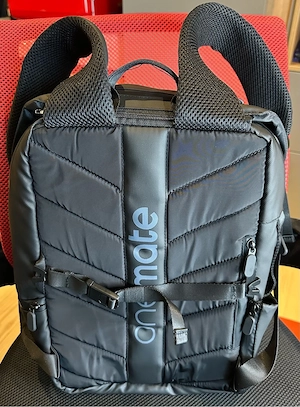 Clarity Rucksack Backpack mit Flap von onemate schwarz Bild 5