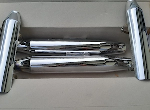 Harley Davidson Dyna 2014 Auspufftöpfe Bild 2