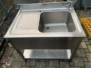 Verkaufe Spüle Gastro Edelstahl Bild 2