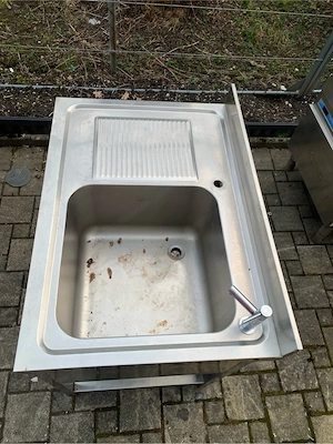 Verkaufe Spüle Gastro Edelstahl Bild 4