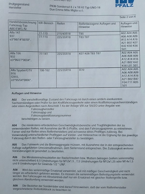 Alufelgen Alfa Romeo 18 x 8 Zoll Bild 5