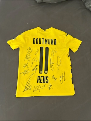 orginales trikot mit unterschrift von Bellingham, Reus, Adeymi und co Bild 2