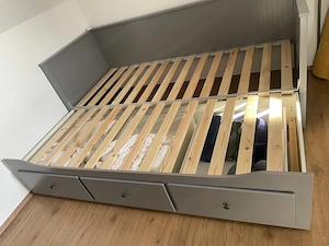 Ikea Hemmes tagesbett in grau Bild 2