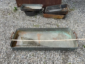 Alte Kupferwannen   Kupferschalen   Vintage   Deko   Garten Bild 2