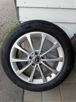 17 Zoll Somerräder original Mercedes A W177 B W246 CLA C118 A1774010300 Felgen Bild 5