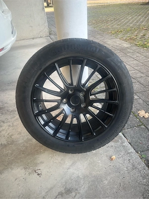 17 Zoll Alufelgen 5x114,3 Continental 215 55 R17 Top Zustand Bild 3