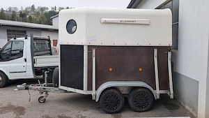 Verkaufe gebrauchten Tandem Pferdeanhänger, Blomert BRD Bild 4
