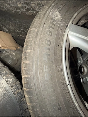 205 55   16 für vw golf 5-67 alufelgen gute s.reifen Bild 3