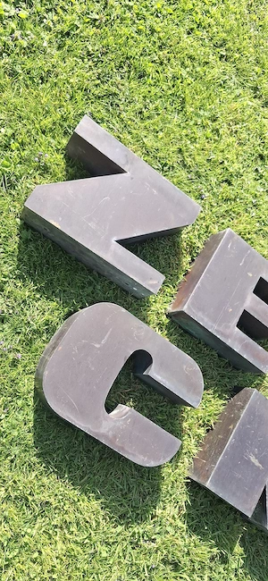 KUPFER Buchstaben  Bild 3