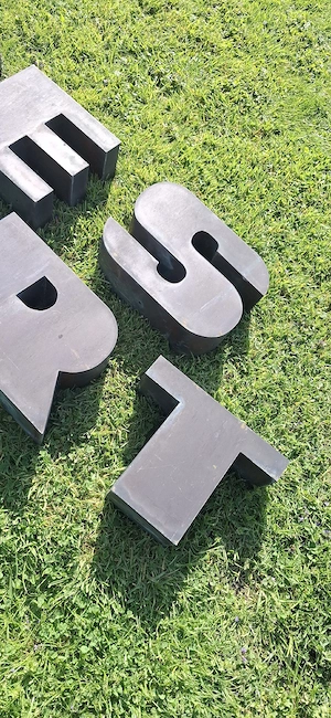 KUPFER Buchstaben  Bild 2