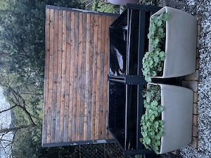 Sichtschutz Holz, 160 breit 180 hoch