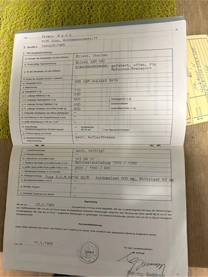 Motorrad Anhänger Bild 2