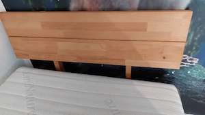 Bett 90x200, massiv, inkl. Latenrost Bild 3