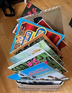 124 Schallplatten Bunt gemischt