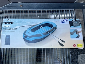 schlauchboot mit paddel Bild 2
