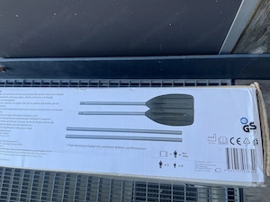 schlauchboot mit paddel Bild 3