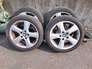 BMW Alufelgen 17 Zoll mit Sommerreifen 205 50 R17 Bild 2