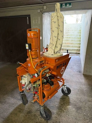 Putzmaschine PFT G4 - Komplettset mit Siloanlage Bild 2