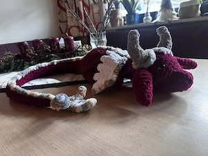 Gehäkelter Drache Bild 2