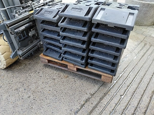 Verkehrsschilder Baustellenabsperrung Leitbalken Bild 3