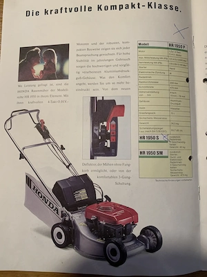 Honda Rasenmäher HR 1950 Bild 2
