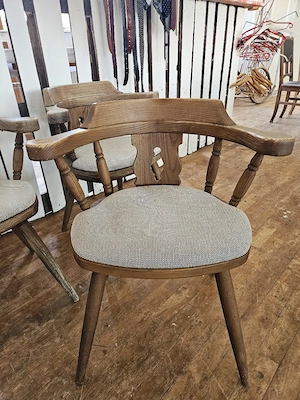 Tischlertisch rund Esche massiv Bild 3