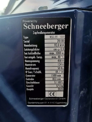 Notstromaggregat 93Kva Bild 6