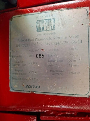 königswieser seilwinde Bild 2