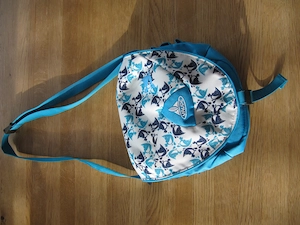 Umhängetasche für Kinder - Vaude Woody - blau  weiß Bild 2