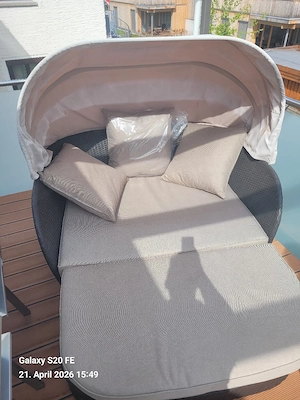 Verkaufe Rattanliege 