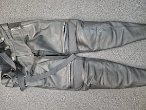 TOP! Leder Kombi Motorrad Hose und Jacke Bild 2