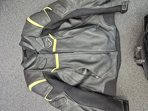 TOP! Leder Kombi Motorrad Hose und Jacke Bild 3