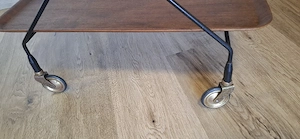 vintage teak Servierwagen PAUL NAGEL mid century Bild 2