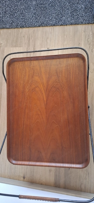 vintage teak Servierwagen PAUL NAGEL mid century Bild 5