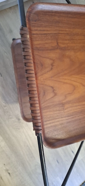 vintage teak Servierwagen PAUL NAGEL mid century Bild 4