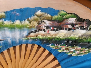 2 Fächer  -  Wanddeko  Bild 2