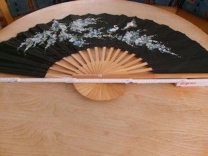 2 Stück Fächer - Wanddeko 